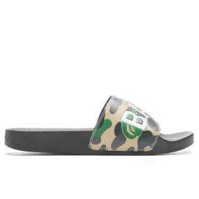 Abc Camo Slide Sandals  - Green