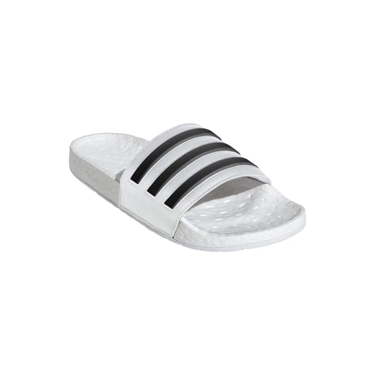 ADIDAS MEN'S ADILETTE BOOST WHITE SLIDES