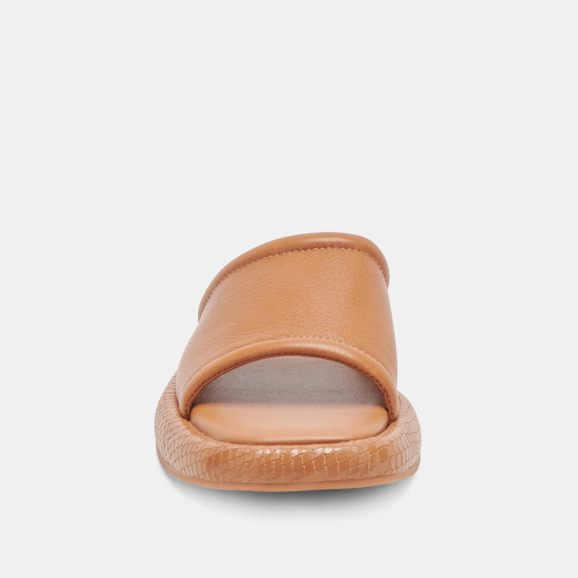 AISHA SANDALS TAN LEATHER