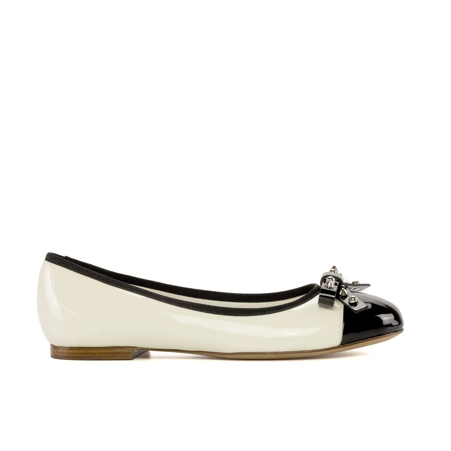 Ambrogio Bespoke Custom Women's Shoes Black & Marble White Patent Leather Padua Sandals (AMBW1130)