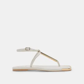 ARCHEY SANDALS WHITE STELLA - re:vita