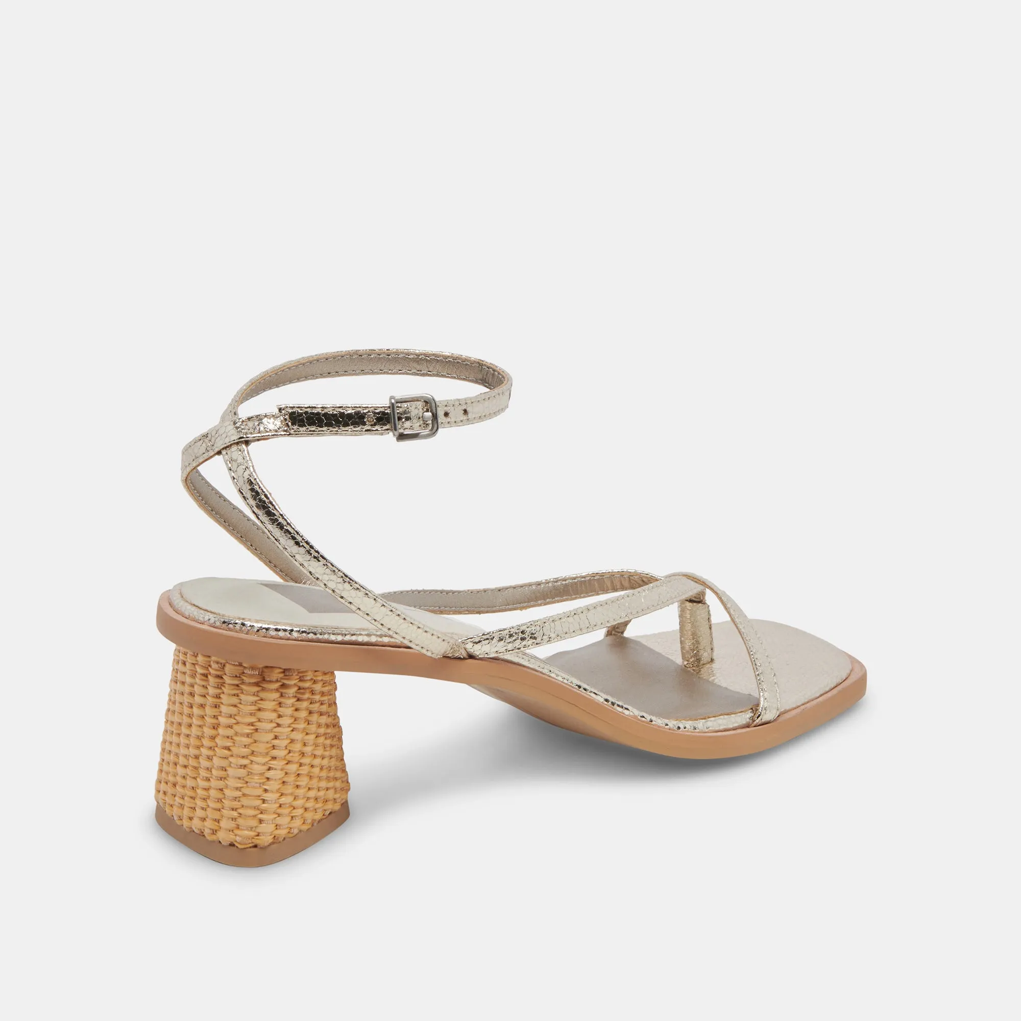 BANITA SANDALS LIGHT GOLD CRACKLED STELLA