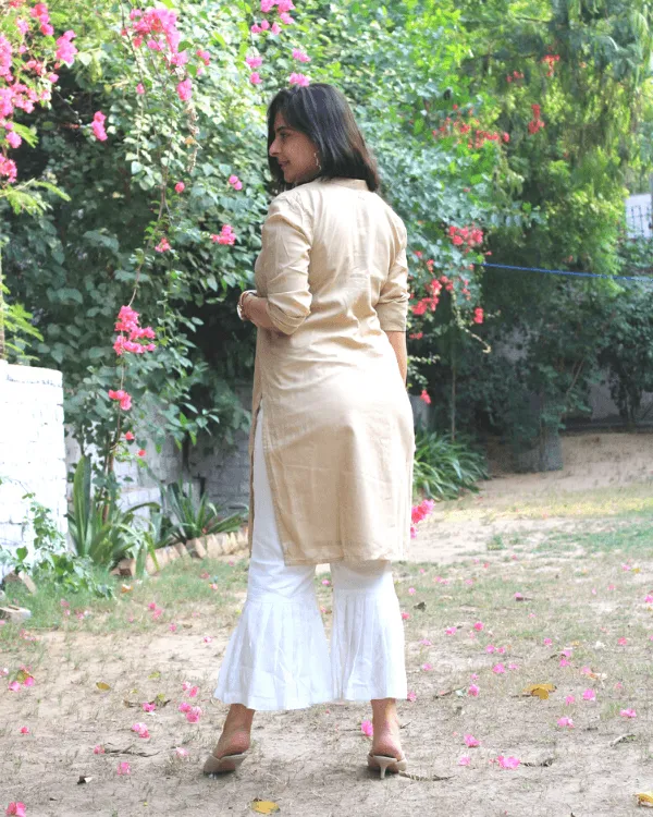 Beige Pearl Kurta