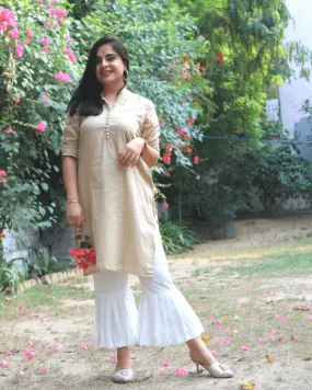 Beige Pearl Kurta