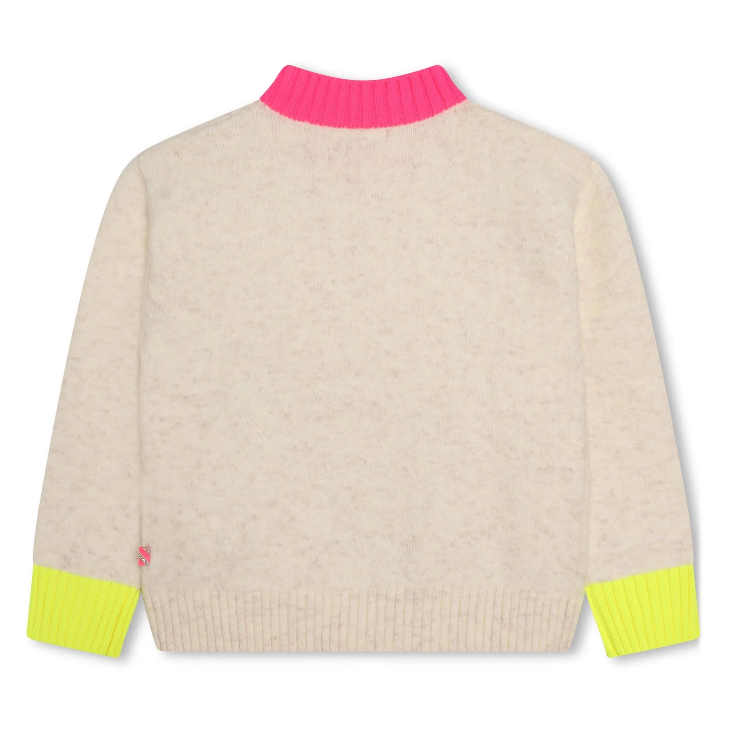 Beige Rainbow Knit Sweater