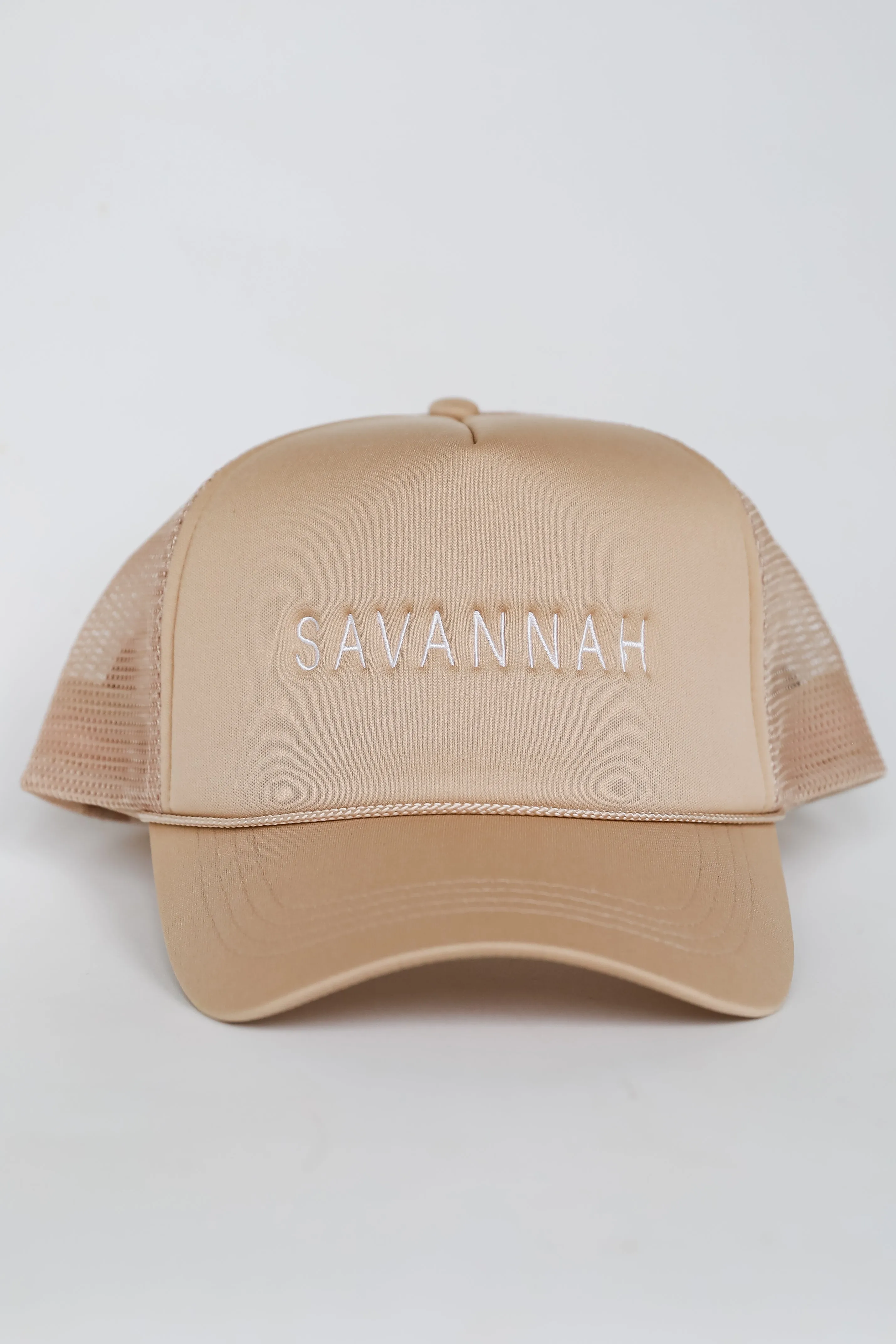 Beige Savannah Trucker Hat