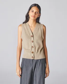 Beige Sora Vest