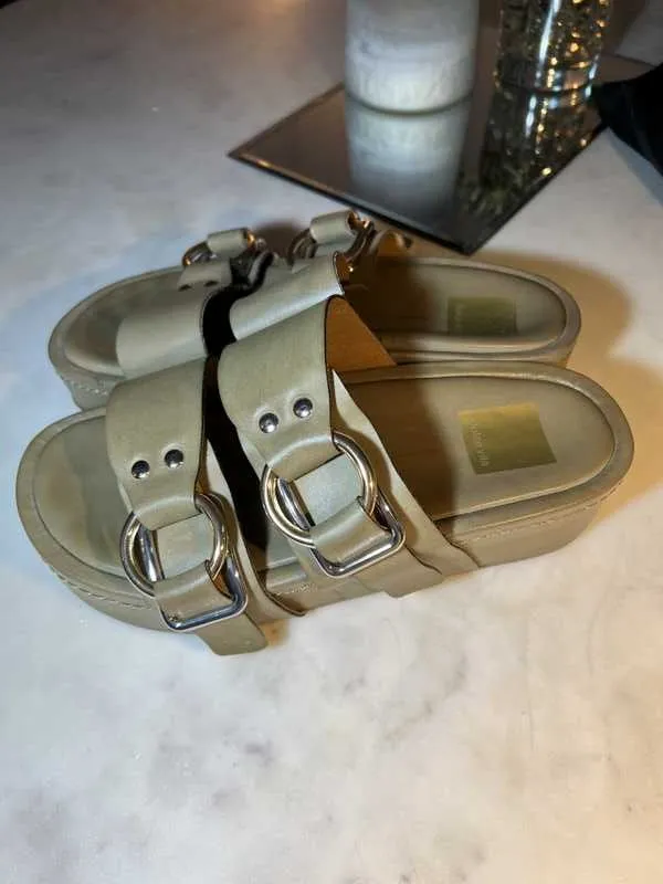 CICI SANDALS KHAKI STELLA - re:vita