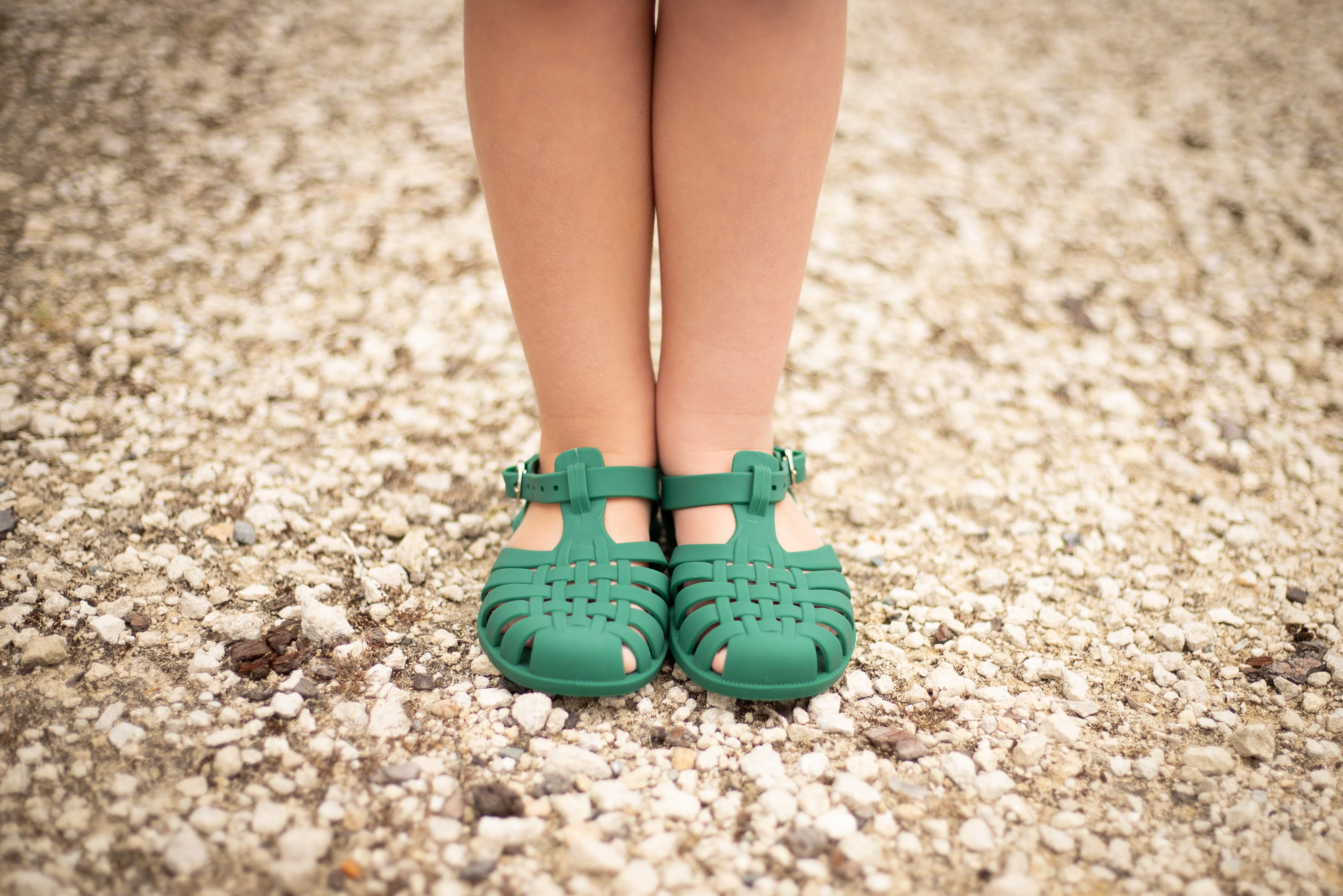 Classical Jelly Sandals Myrtle Green