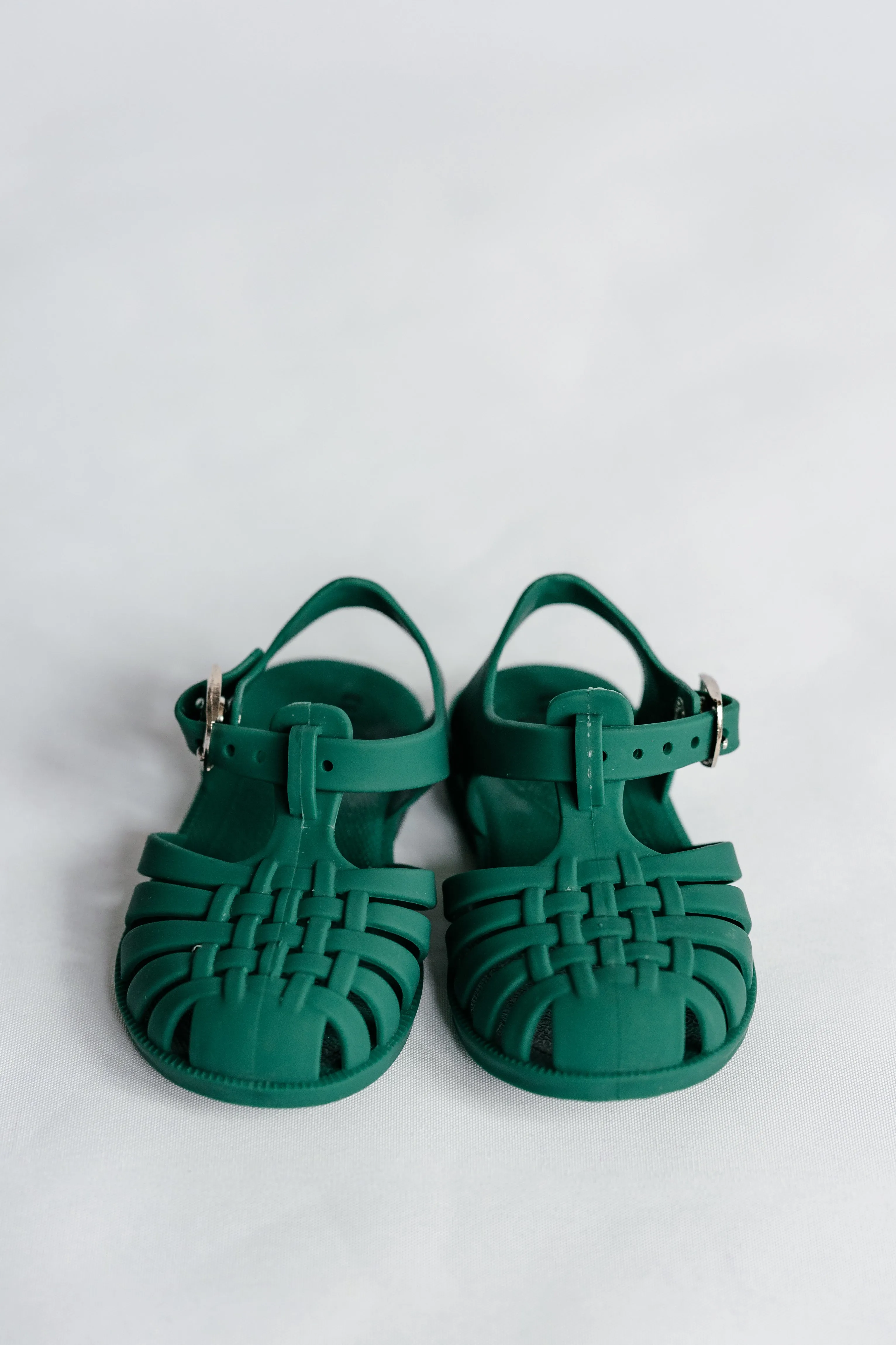 Classical Jelly Sandals Myrtle Green