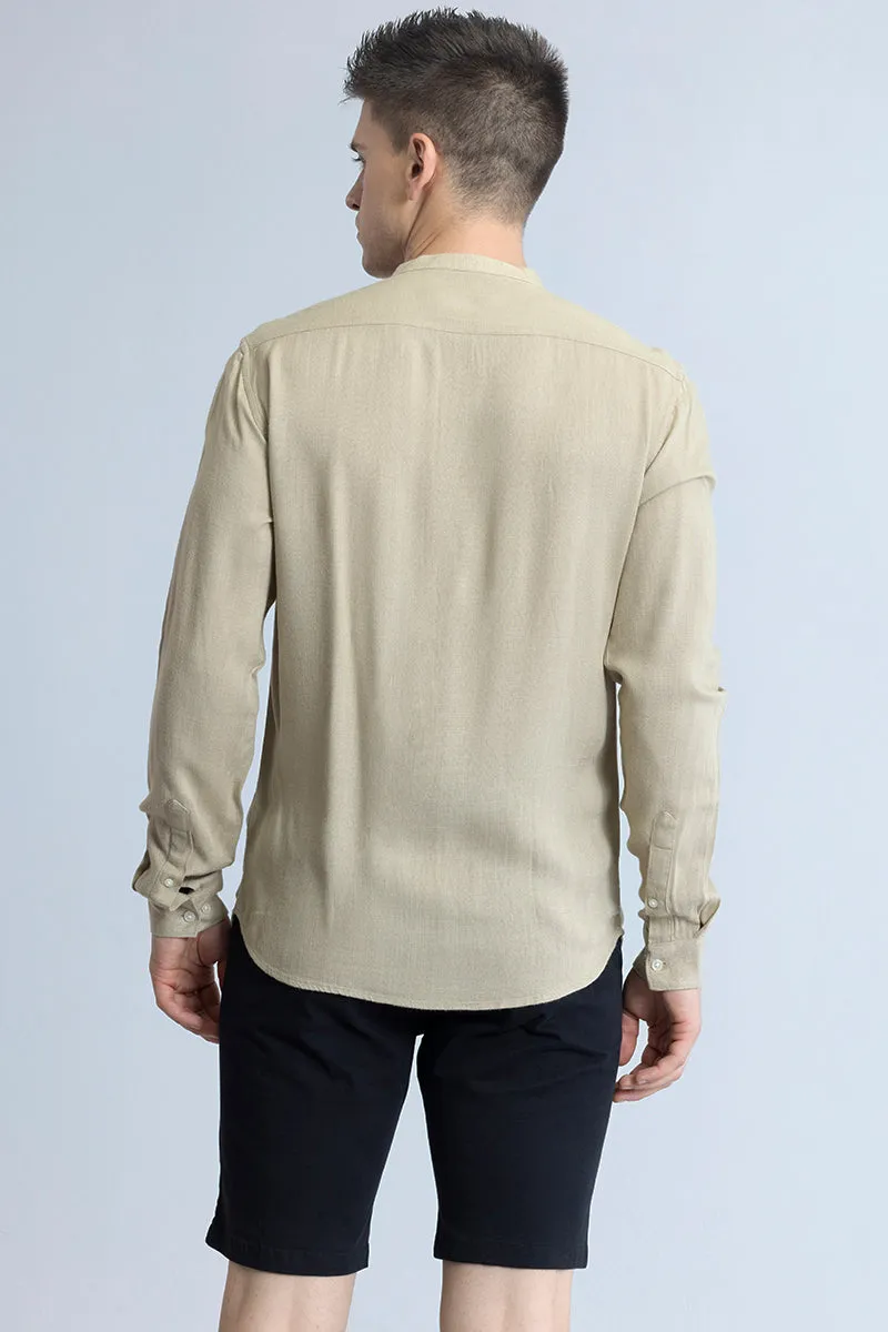 Coastal Linen Beige Shirt