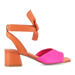 FEARNA - HOT PINK BRIGHT ORANGE LEATHER