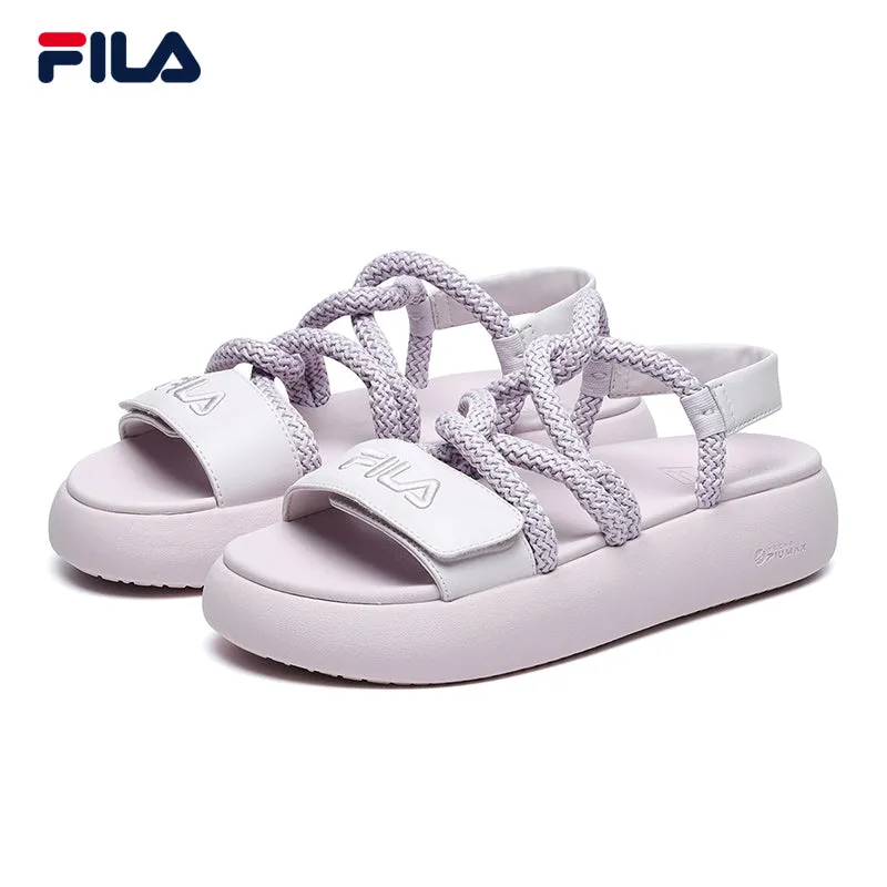 FILA CORE Women's CHURRO FASHION MODERNO Sandals (Cream/White)