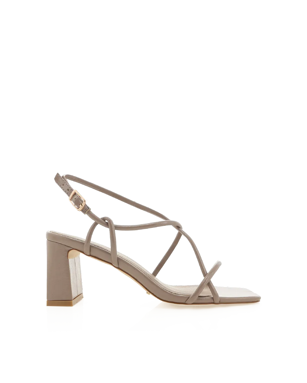 IRIANA - TAUPE CRINKLE PATENT