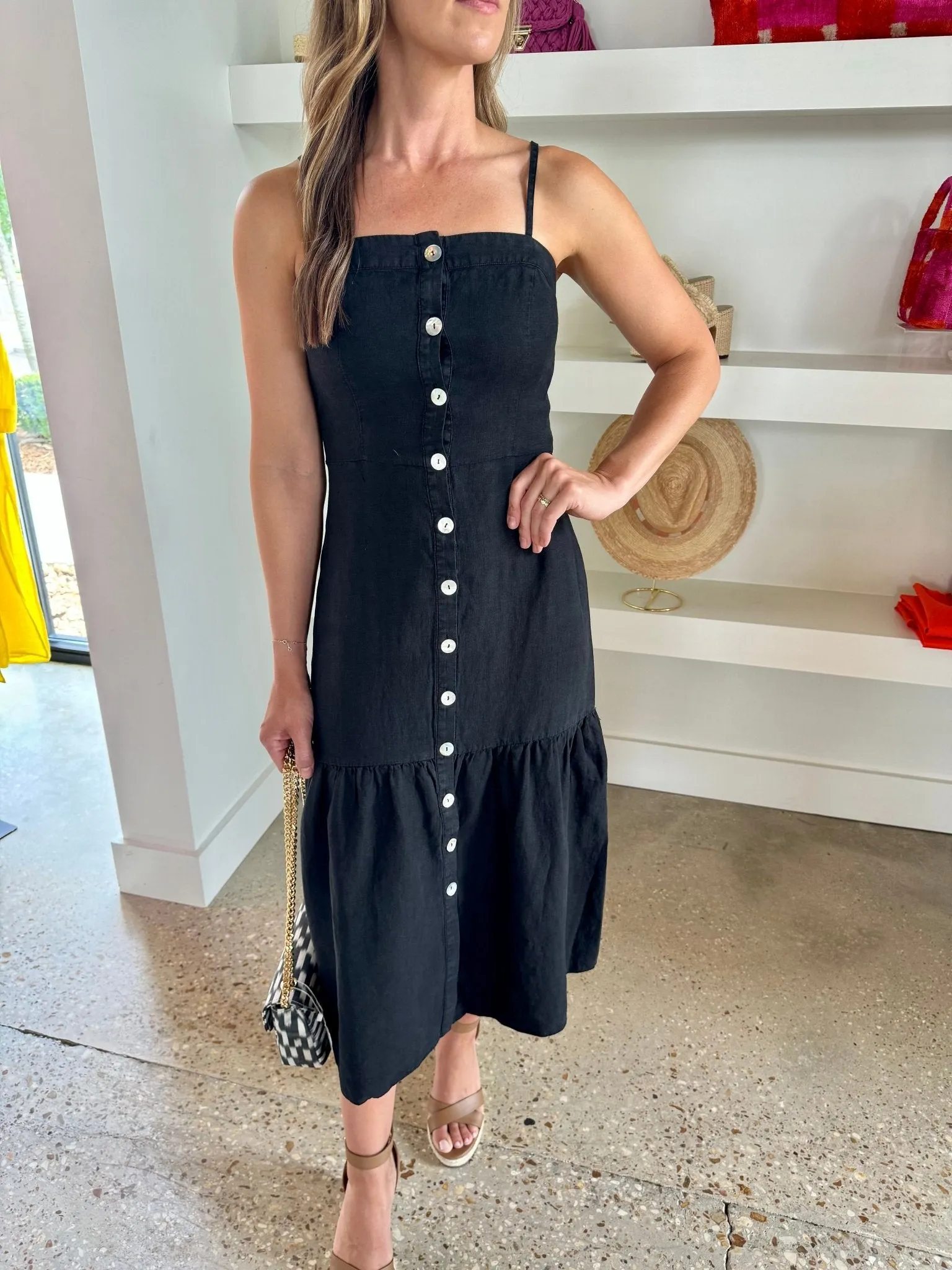 Jet Black Luciana Dress