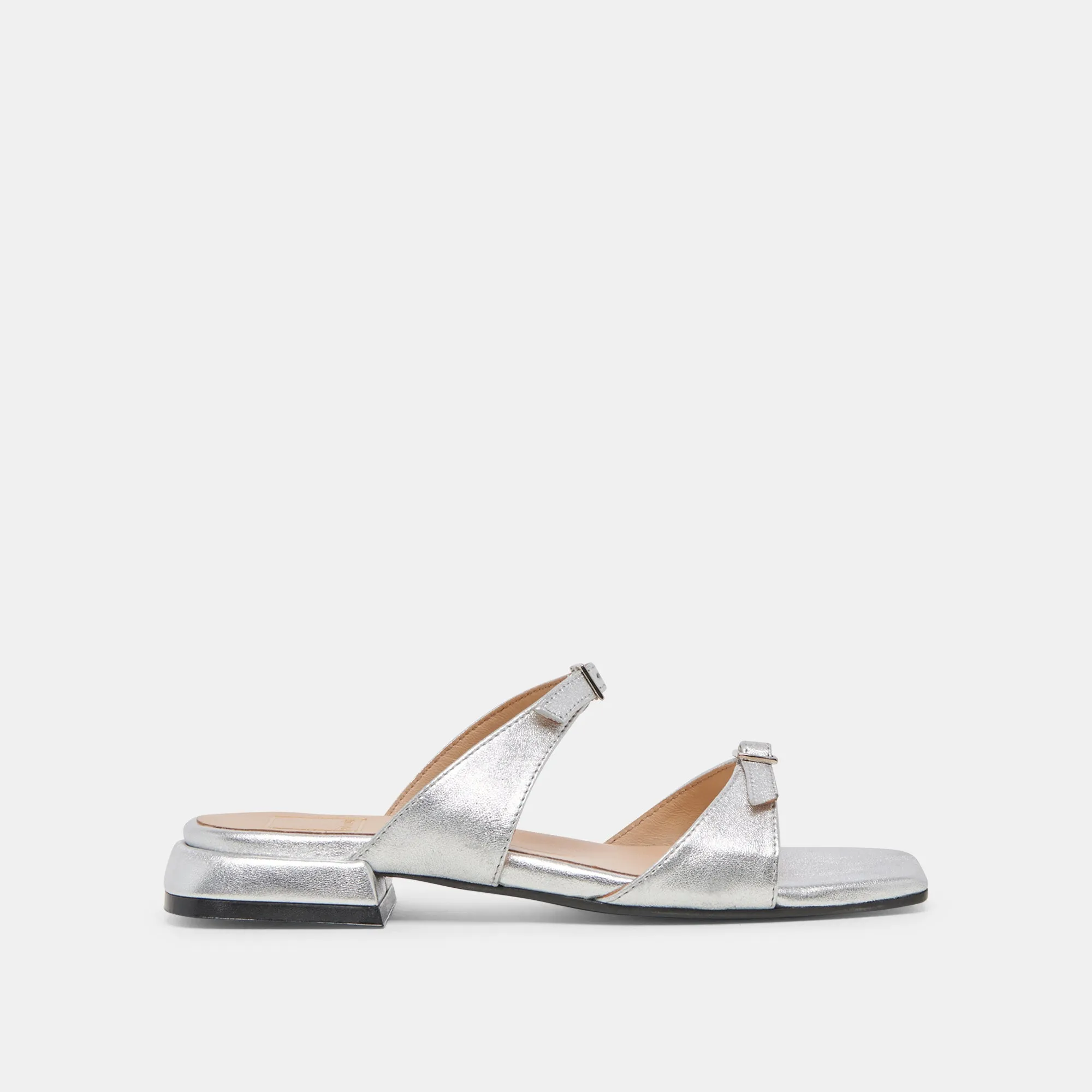 LAVERN SANDALS SILVER METALLIC LEATHER