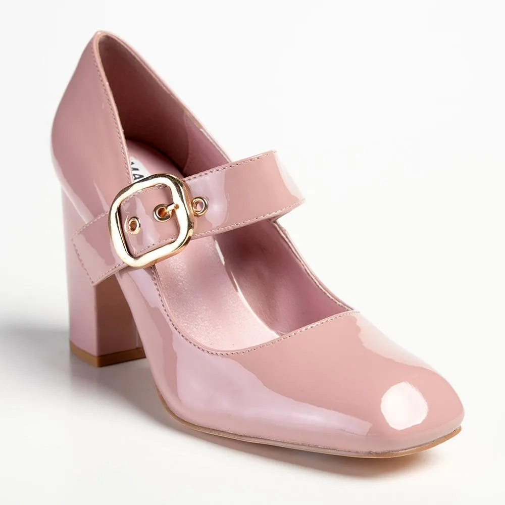 Madison Banks Block Heel - Mink