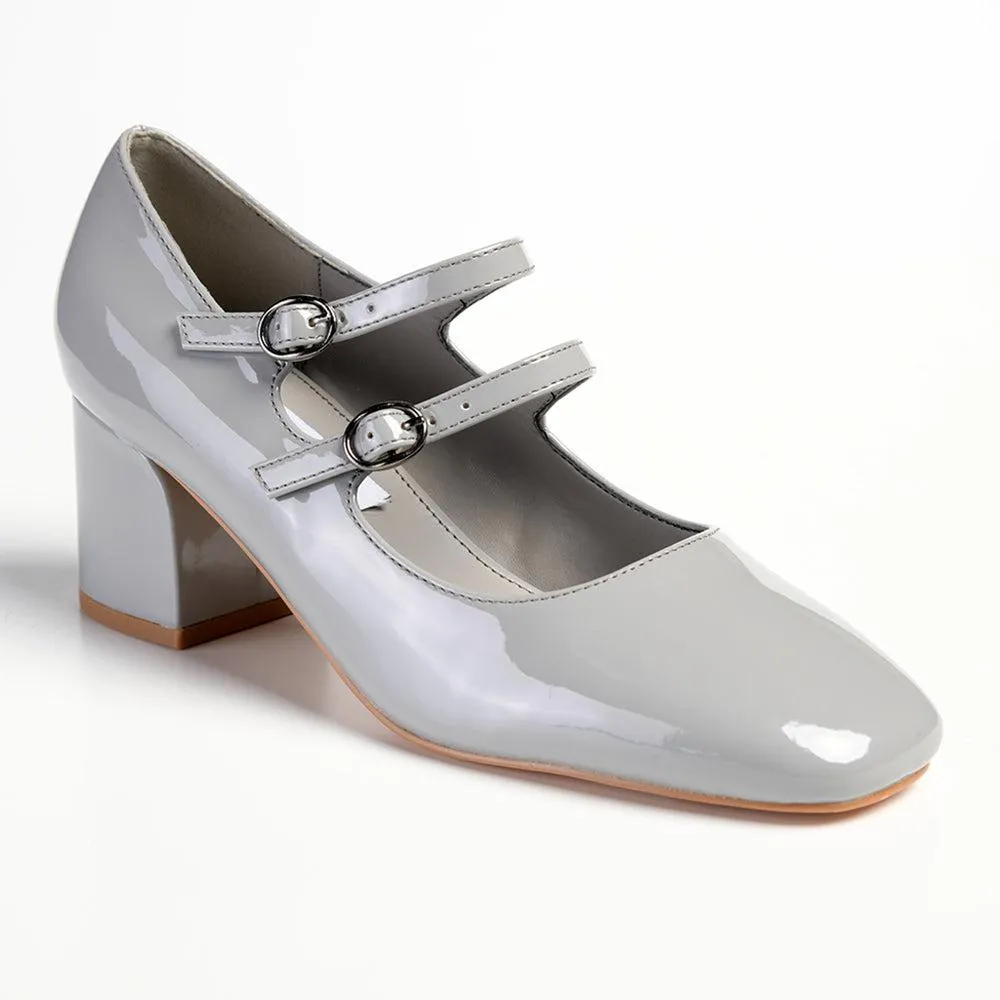 Madison Baran Block Heel - Grey