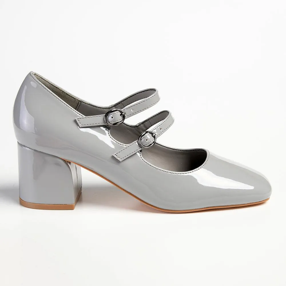 Madison Baran Block Heel - Grey