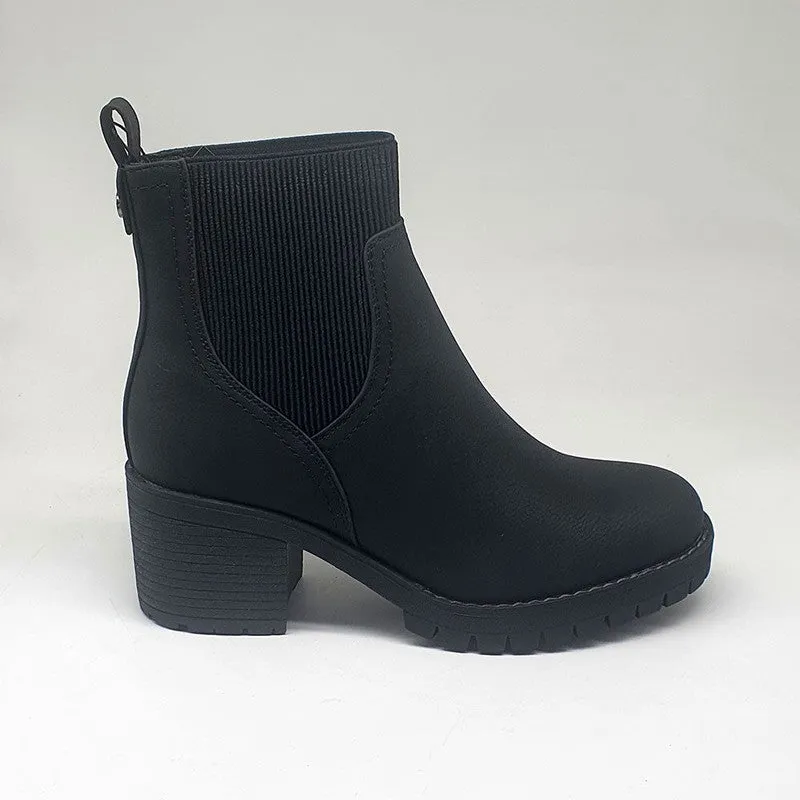 Madison Ella Chunky Ankle Boot - Black