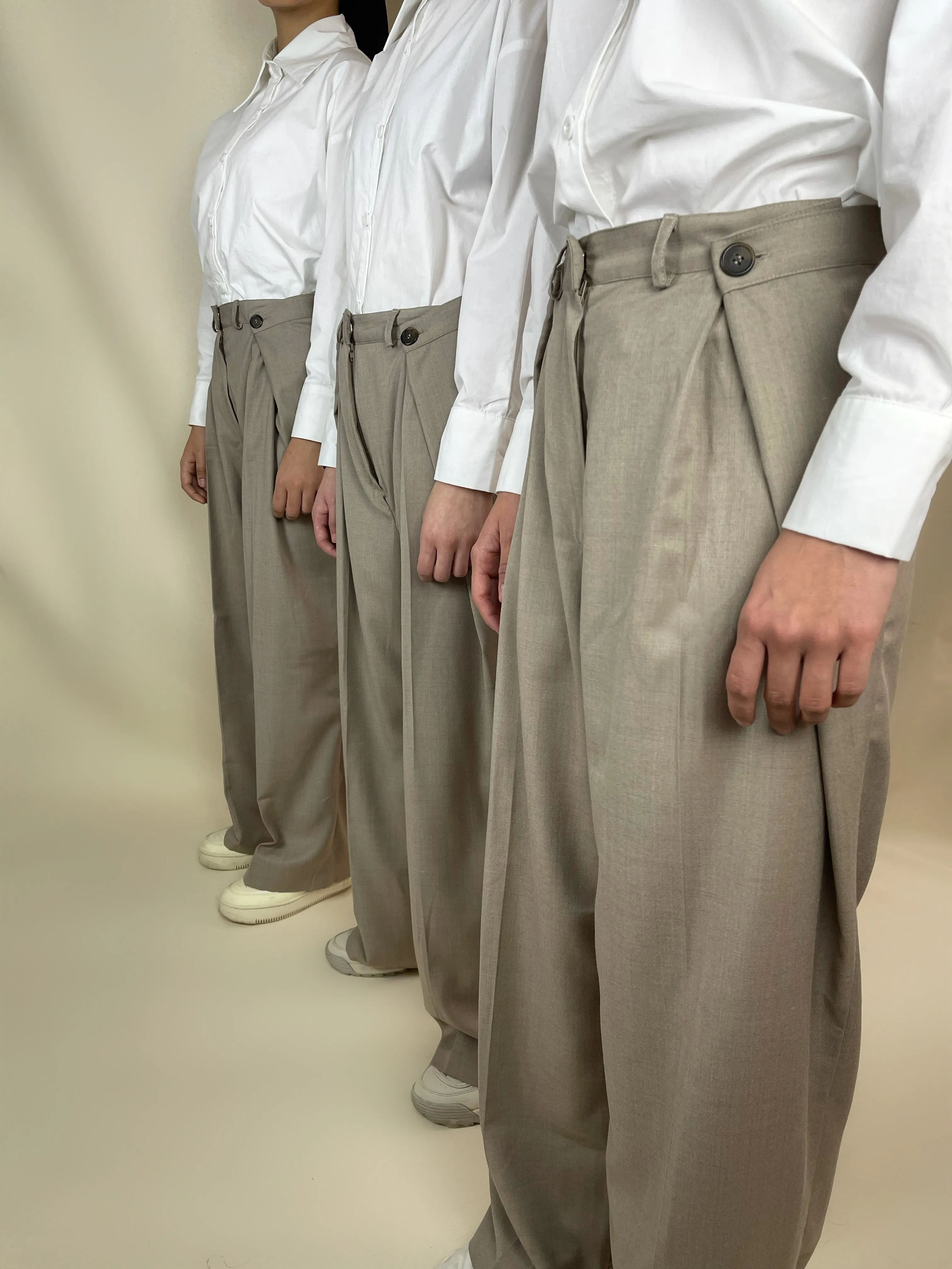 MAISON BEIGE PANTALON AJUSTABLE "LE BEIGE"