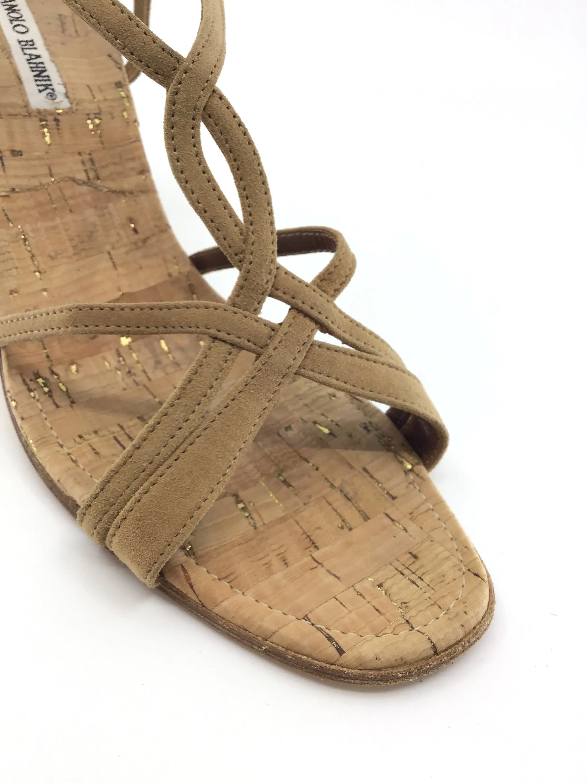 Manolo Blahnik Cork Sandals