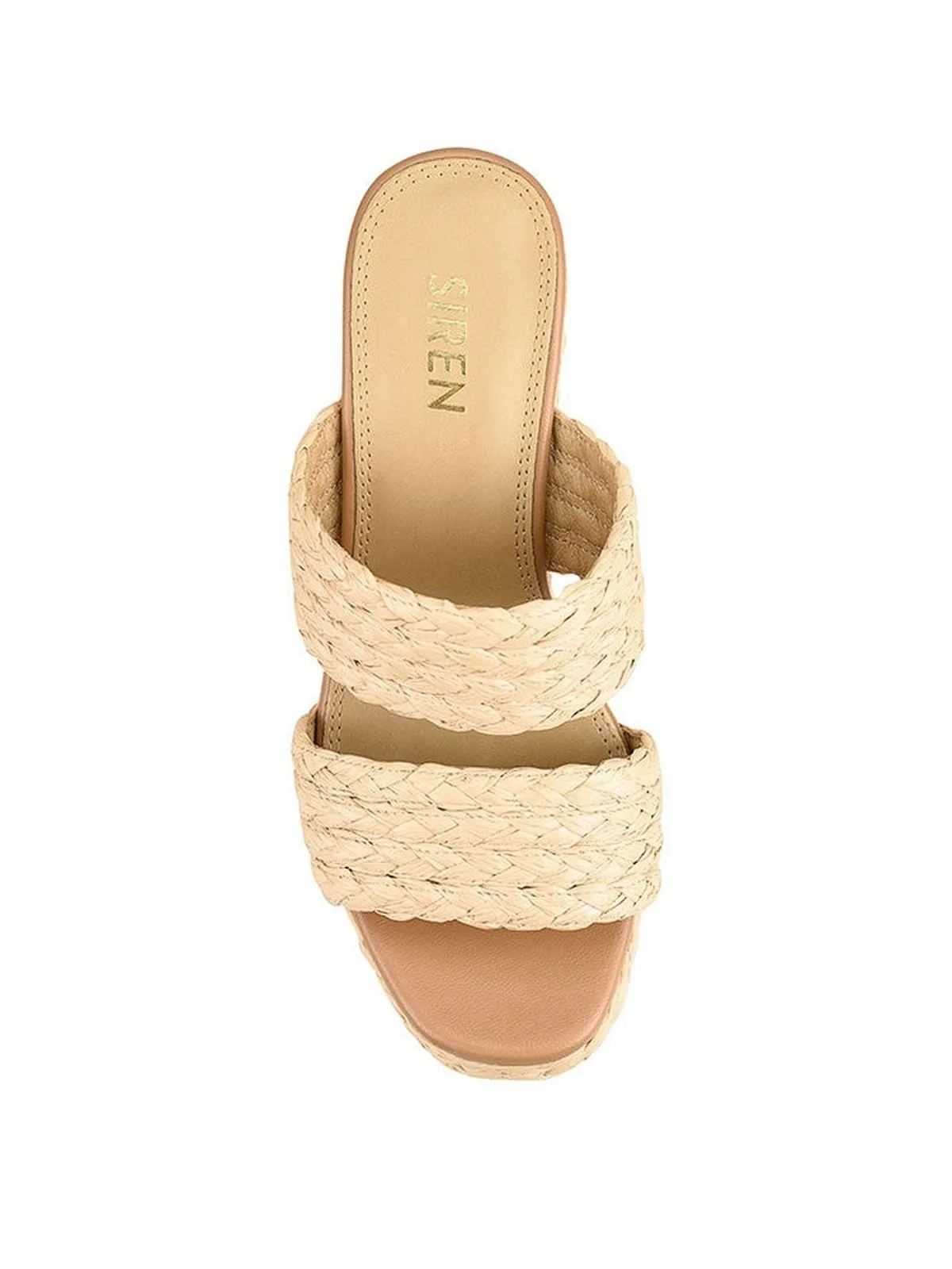 Mingus Platform Mules - Natural Raffia