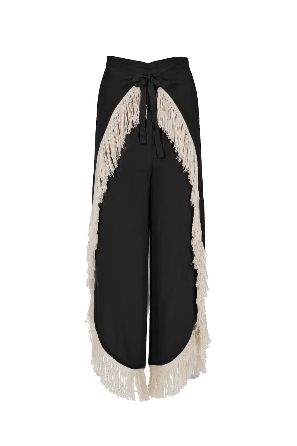 Pantalon Sante Negro - Beige