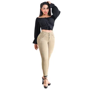 Pantalón Beige French Terry