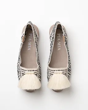 Rapsodia Silver Beige Espadrille