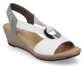 Rieker 624H6-80 Womens Slip On Sandals