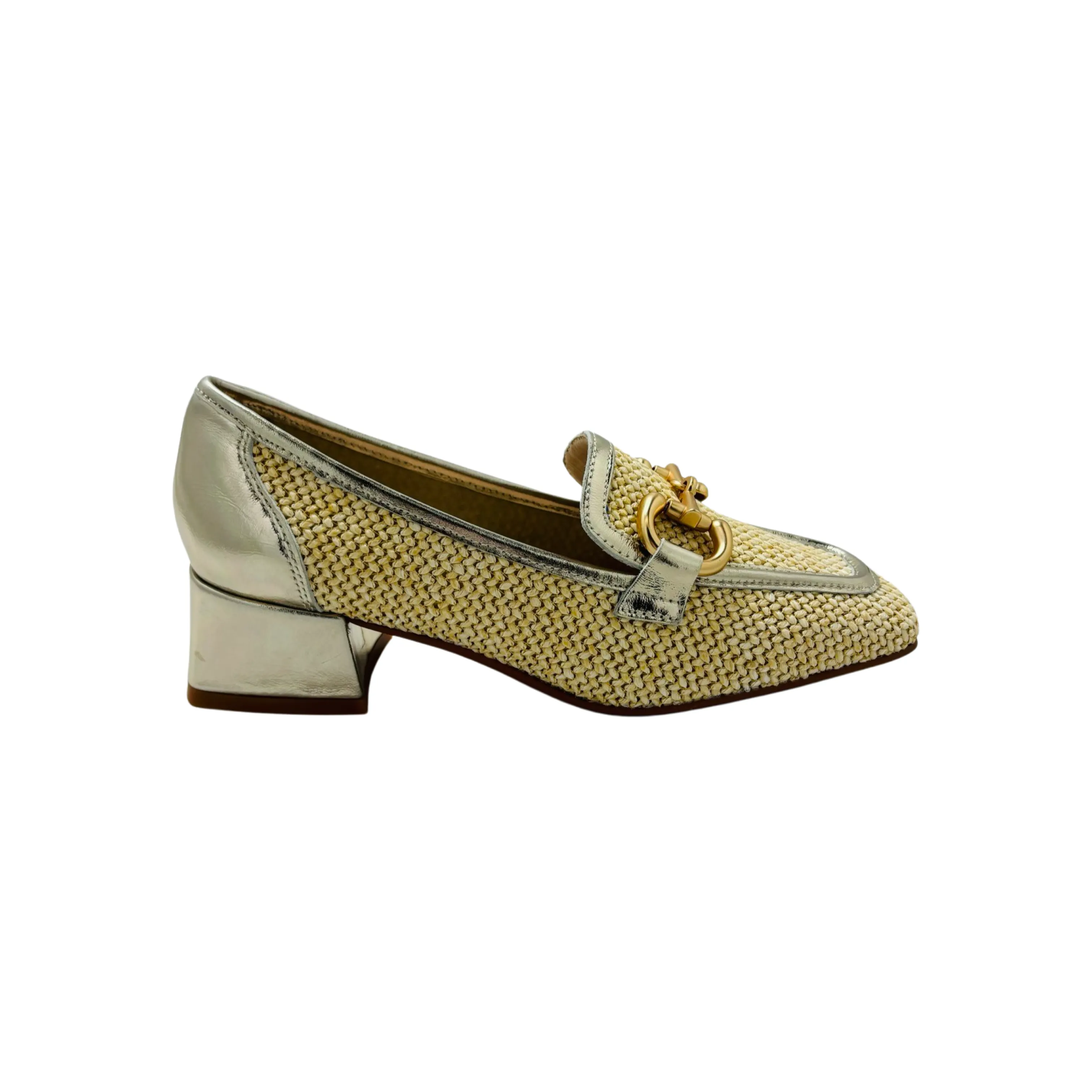 Serenity Beige Loafer Heel