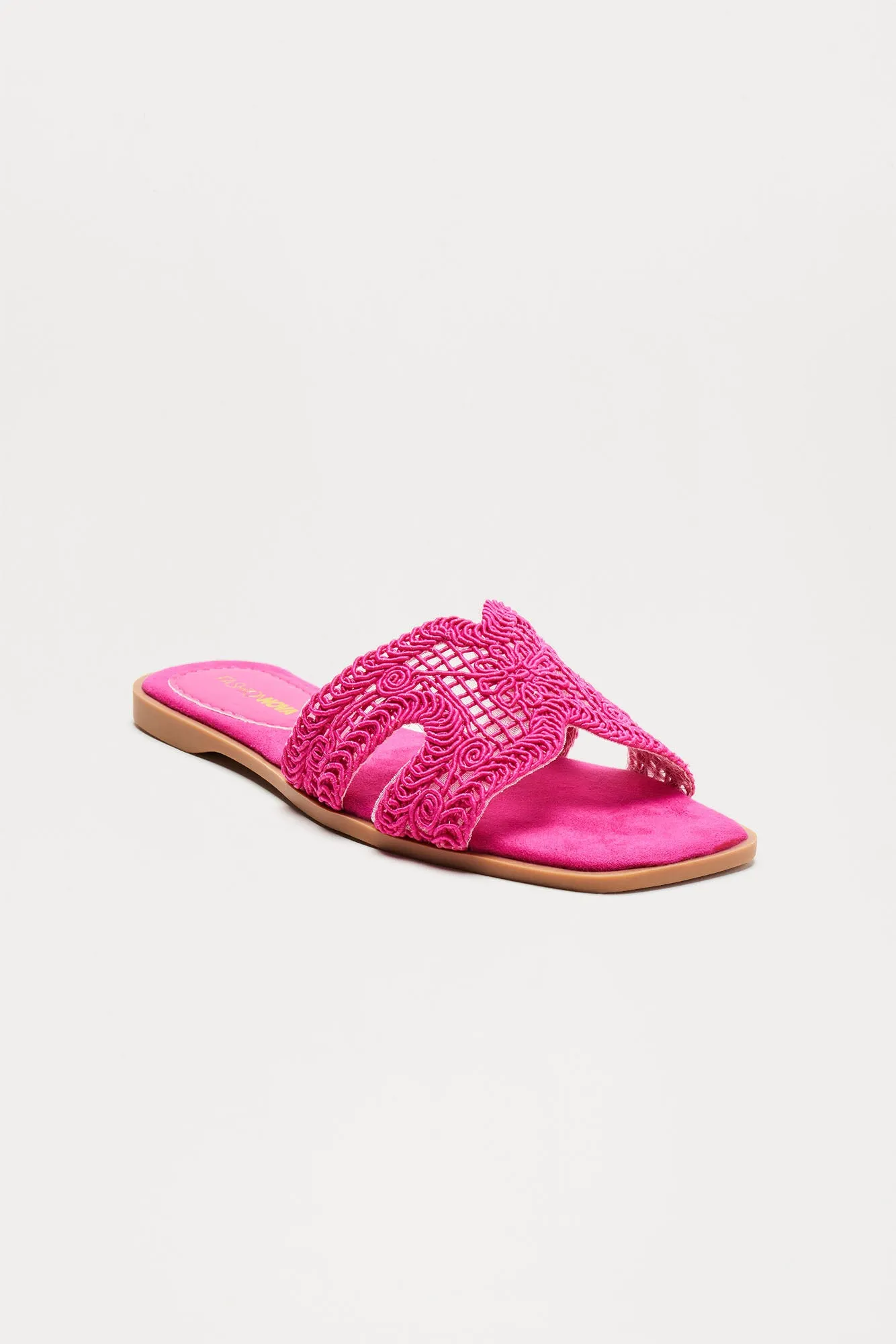 Set You Free Crochet Sandals - Pink