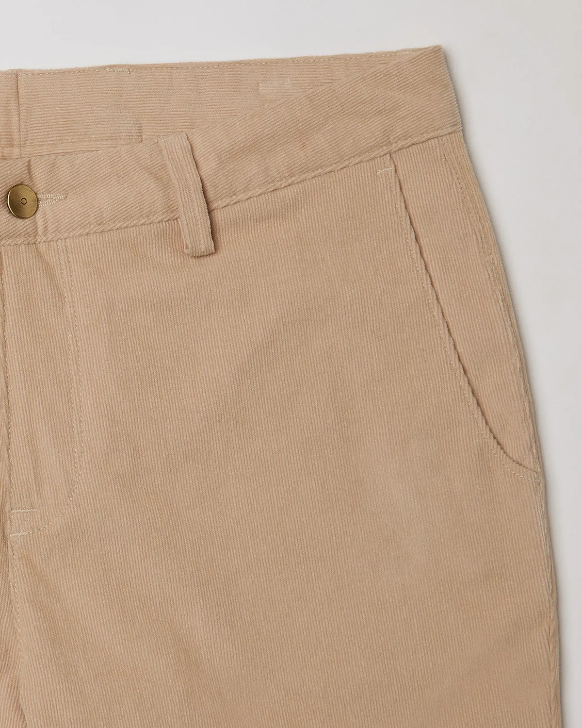 Stretch Corduroy Chinos - Beige