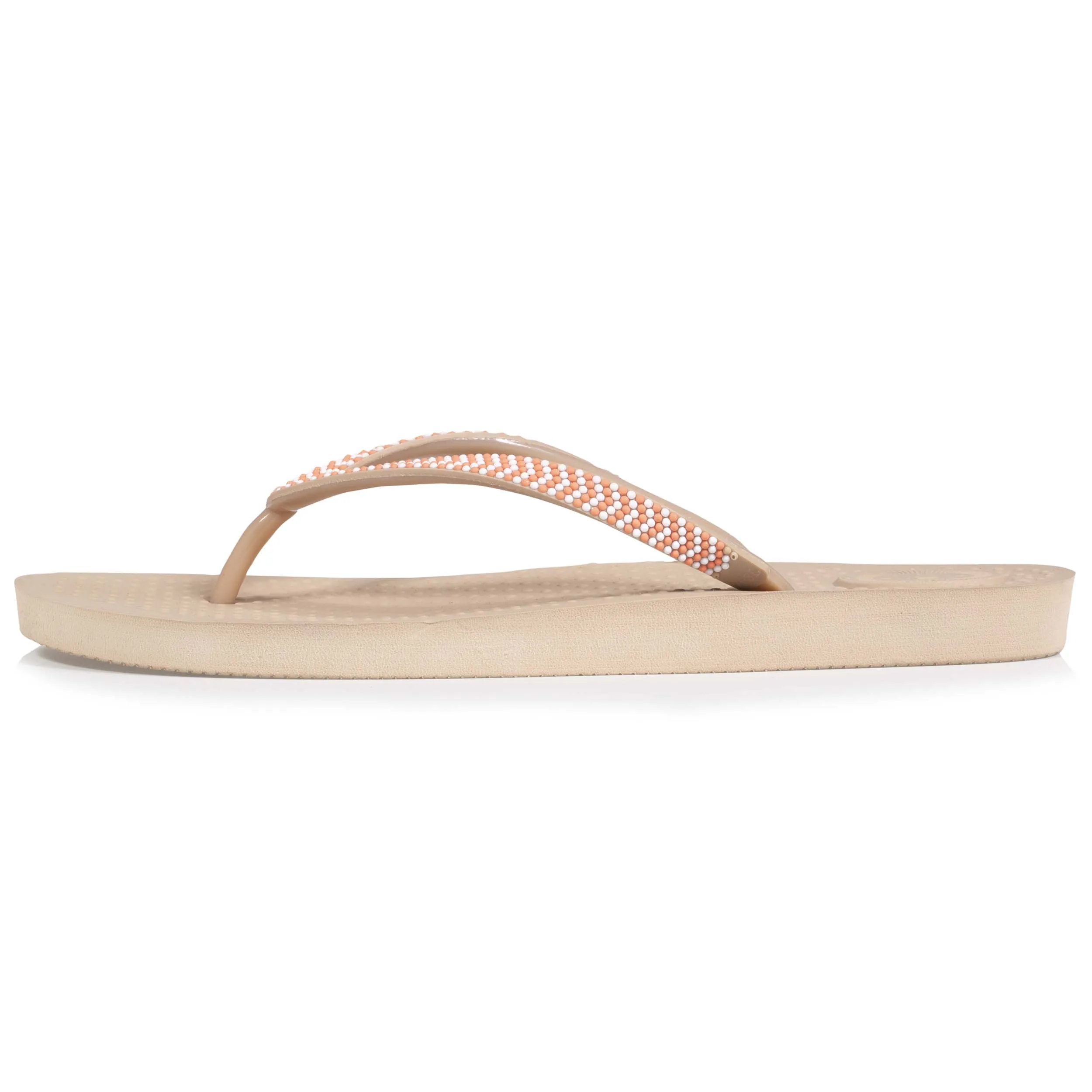 Tongs Femme unie Beige