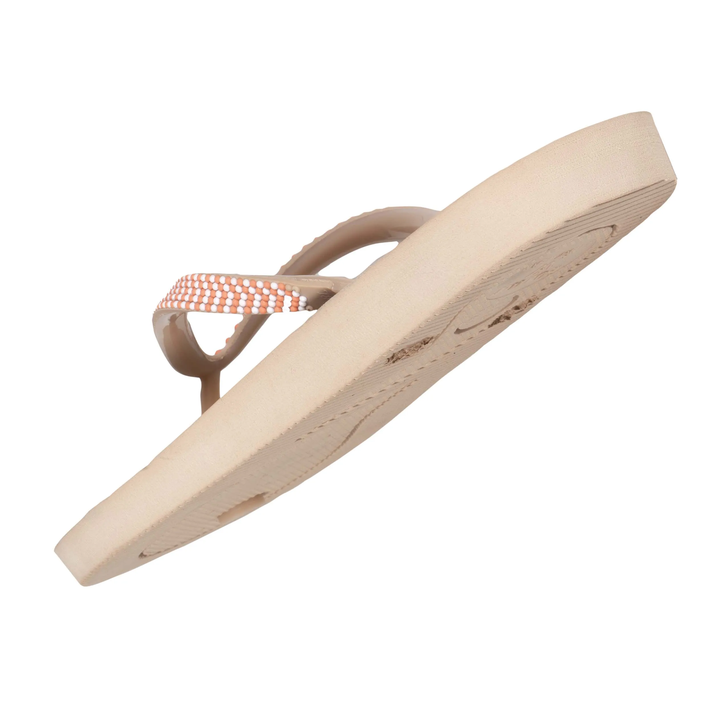 Tongs Femme unie Beige