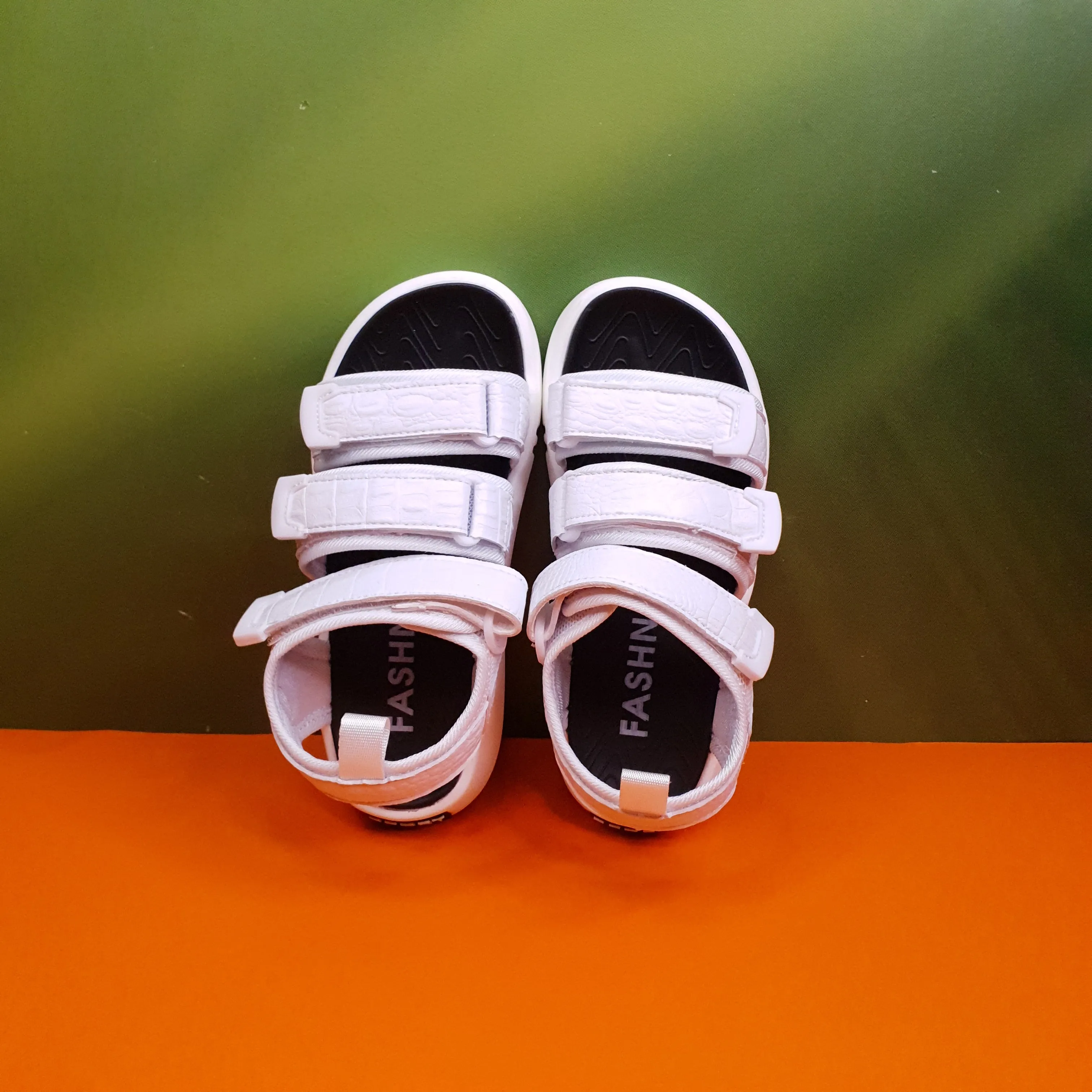 Unisex Black & White Comfort Sandals