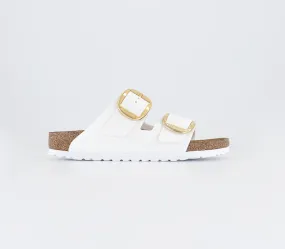 Womens Birkenstock Arizona Big Buckle White Patent