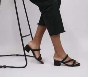 Womens Office Merry Plait Detail Mules Black