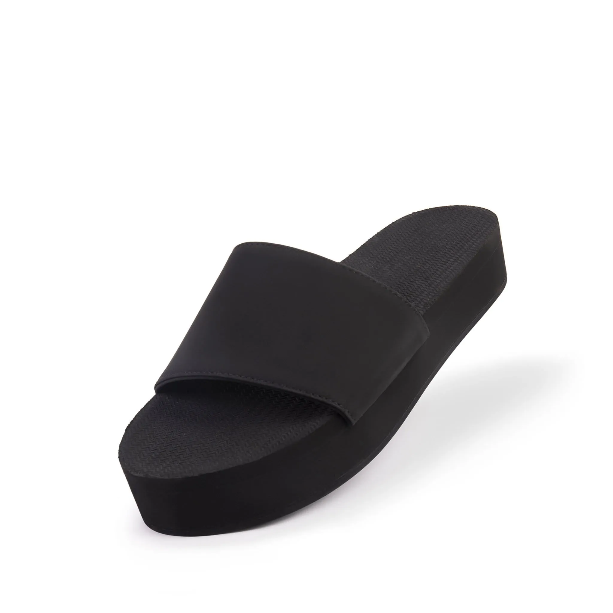 Women's Slide Platform - Black